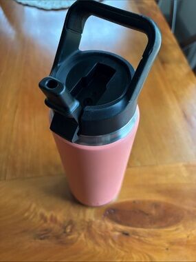 Yeti Pink Stainless Steel Water Bottle with Handle Lid